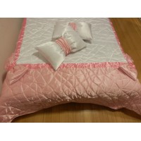 dekorativni prekrivač za singl krevet štepani saten